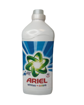 Гель-концентрат «Ariel» whites+colors, с ополаскивателем Lenor 1,625 л