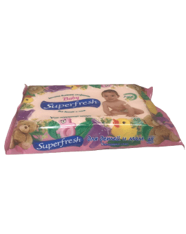 Салфетки влажные Суперфреш (48шт) для детей