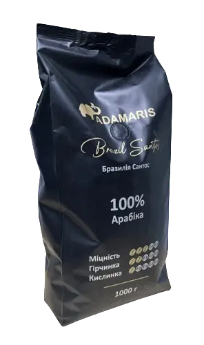 Кава в зернах Adamaris Brazil Santos 1 кг