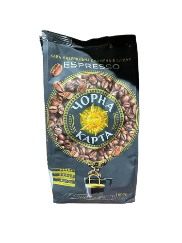 чорна карта espresso