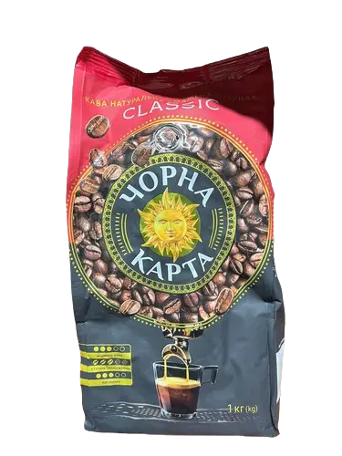 Кава в зернах Чорна Карта Classic, 1кг