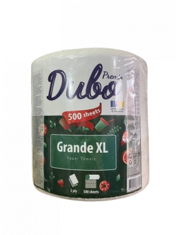 Паперові рушники Диво Premio XL двошарові, 500 відривів