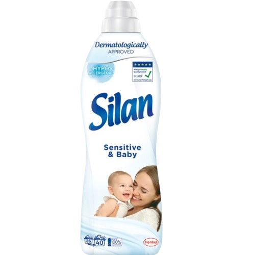 Кондиціонер для білизни Silan Sensitive&Baby, 880мл