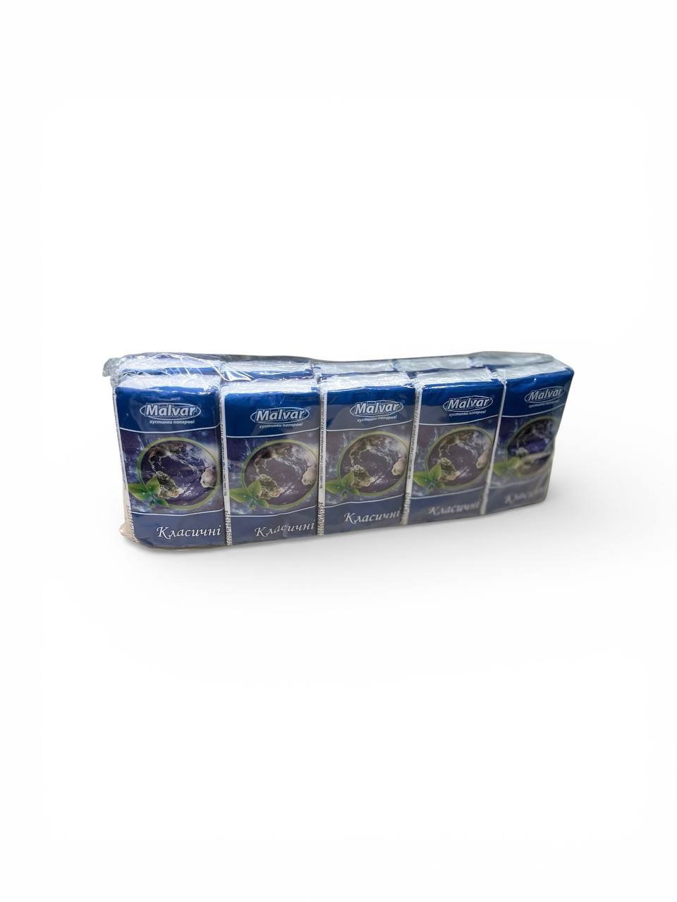 Платки бумажные однослойные Malvar, 10шт/уп