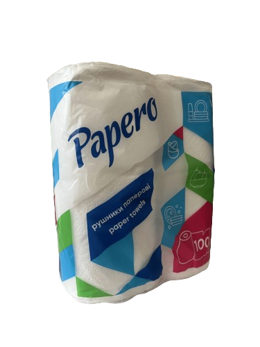 Бумажные полотенца Papero двухслойные, 2шт.