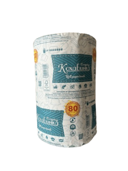 Бумажное полотенце однослойное «Кохавинка», 80м