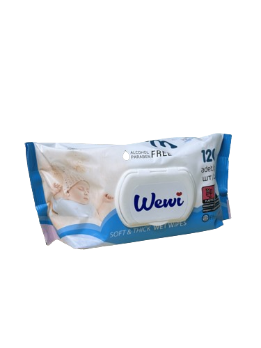Вологі серветки Wewi “Дитячі”, 120шт.