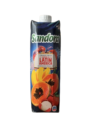 Нектар Sandora «Carnival of Latin America» из бананов, папайи и личи, 0,95л