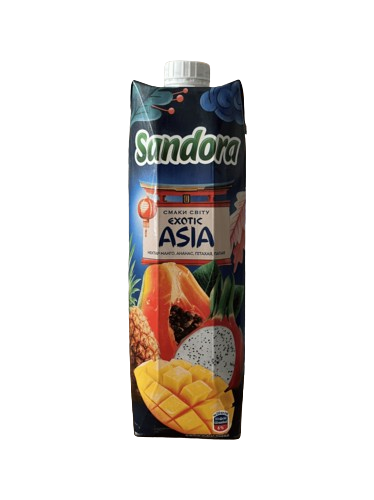 Нектар Sandora «Exotic Asia» из манго, ананаса, питахаи и папаи неосветленный, 0,95л