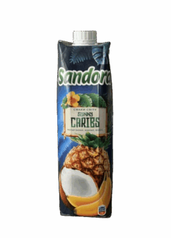 Нектар Sandora «Sunny Caribs» бананово-ананасово-кокосовый, 0,95л