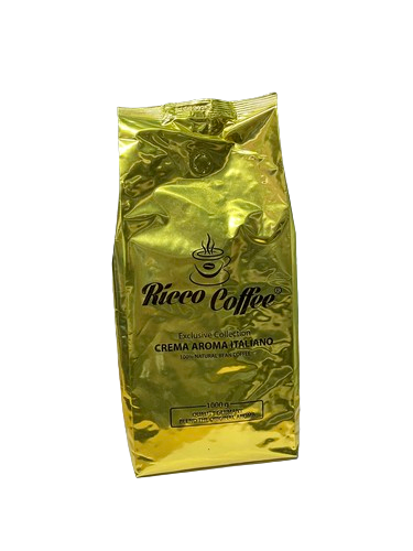 Кава в зернах Ricco Coffee Crema Aroma Italiano, 1кг