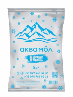 Лёд пищевой Аквамол ICE, 5кг