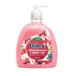 Жидкое туалетное крем-мыло с дозатором Dobra Гранат и ягодный микс 500 мл
