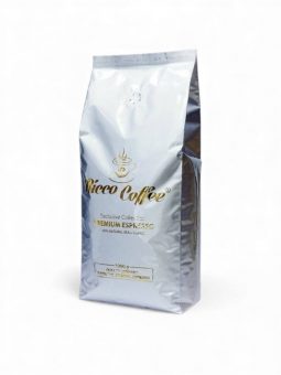 Кофе в зернах Ricco Coffee Espresso Premium 1кг серебро