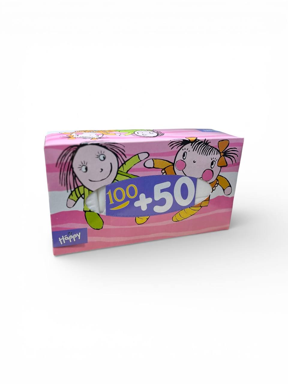 Серветки косметичні Bella Happy 2 шари 150 шт