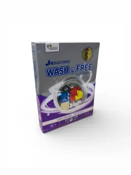 Пральний порошок Wash&Free Universal Жасмин та лаванда з марсельським милом 400 г