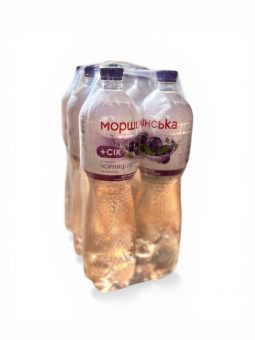Моршинська зі смаком чорниці та екстрактом м’яти 1,5 л негазований напій (6шт уп)