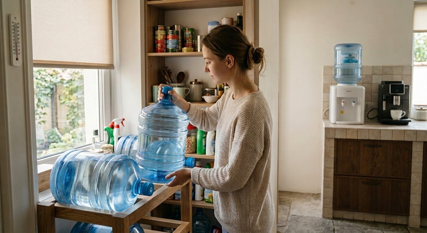 Как правильно хранить воду в бутылях, чтобы она оставалась свежей: 5 правил