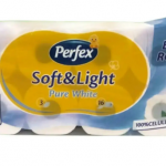 Туалетний папір Perfex Pure White 3-шаровий (16 рулонів)