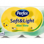 Туалетний папір Perfex Soft Aloe 3-шаровий (16 рулонів)