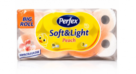 Туалетний папір Perfex Soft Peach 3-шаровий (16 рулонів)